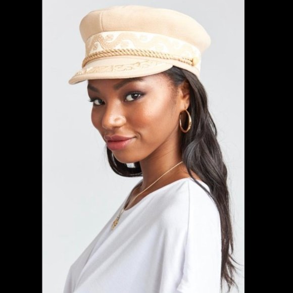 Lack Of Color RIVIERA CAP Off White Sailor Boat Style Cream Hat display picture 2